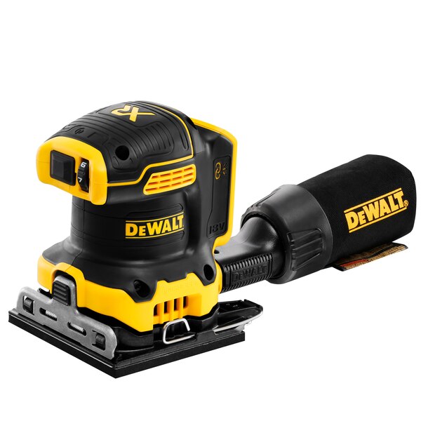 DeWALT 18V XR Brushless 1/4 Sheet Palm Sander - Bare Unit - DCW200N-XJ