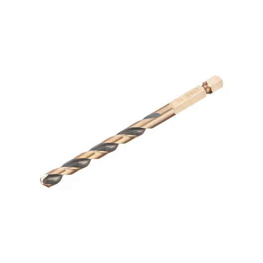 DeWALT BLACK & GOLD Impact Hex Shank HSS Drill Bit