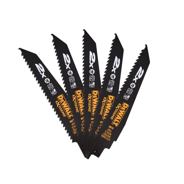 DeWALT EXTREME 152mm BI-METAL Reciprocating Saw Blades 5 Pack - DT2300L-QZ