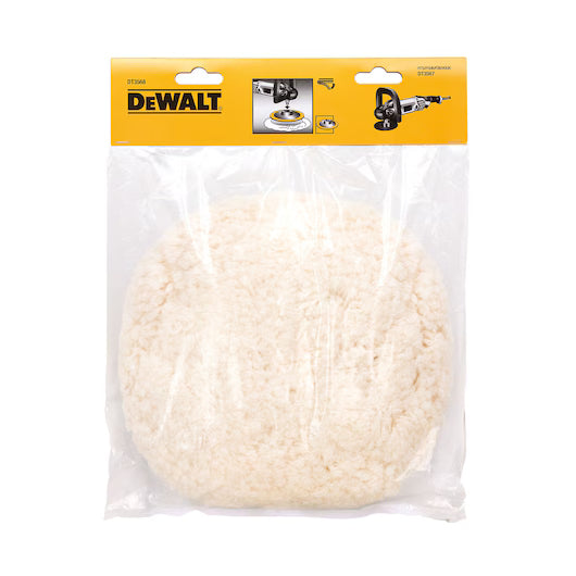 DeWALT 180mm Velcro Wool Polishing Pad - DT3568-QZ