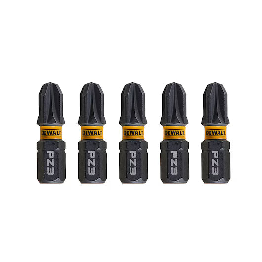 DeWALT Extreme FLEXTORQ PZ3 x 25mm - 5pk - DT7388T-QZ