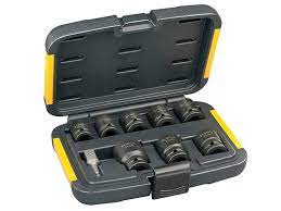DeWalt Extreme Impact Socket Set - 9 Piece - DT7507-QZ