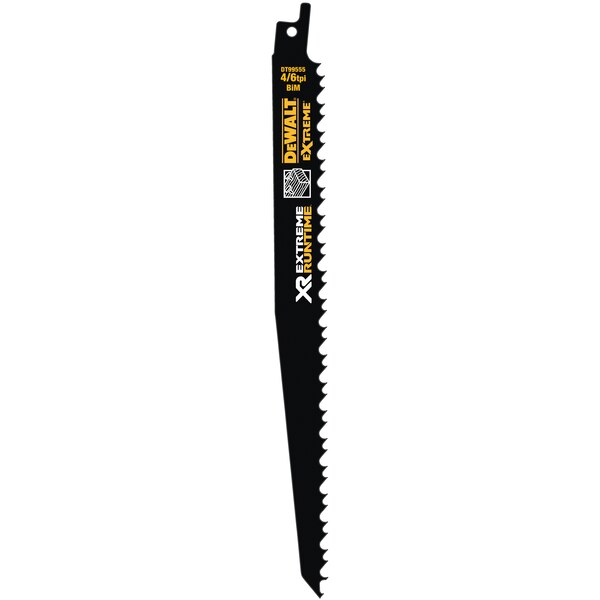 DeWALT EXTREME RUNTIME 230mm Reciprocating Saw Blade 5 Pack - DT99555-QZ