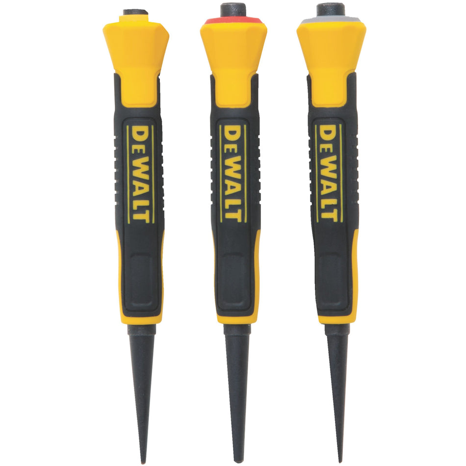 DeWALT Bi – Material Nail Punch Set 3 Pack