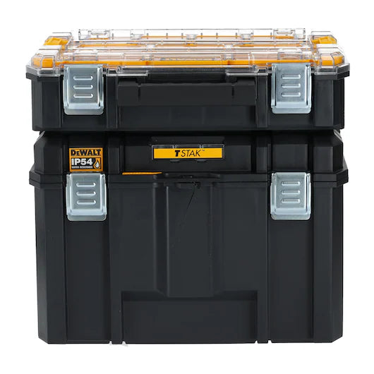 DeWALT TSTAK IP54 Deep Box & Organiser Bundle - DWST83520-1