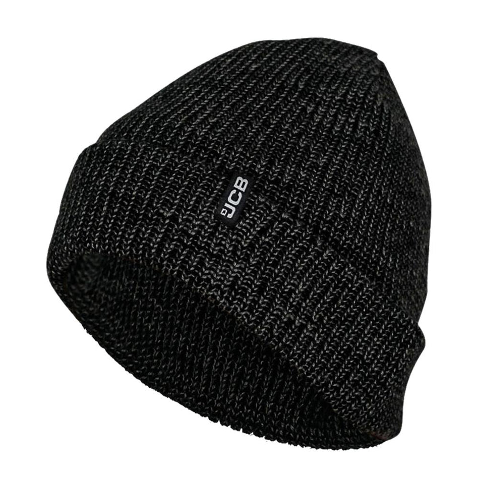 JCB Work Beanie - Black/ Grey