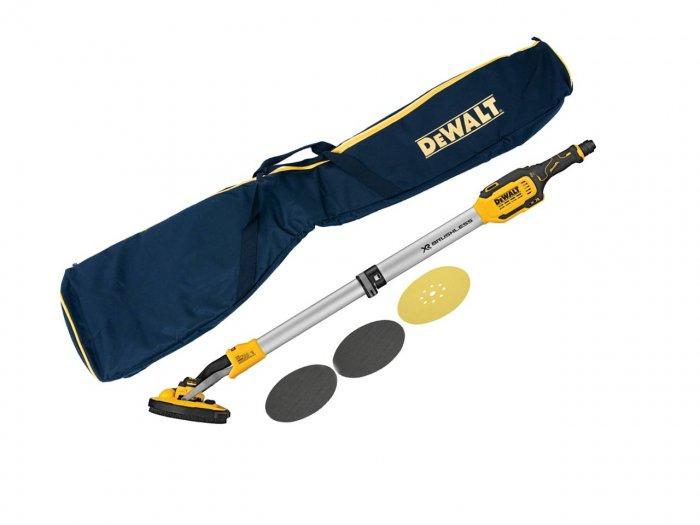 DeWalt 18v XR 225mm Brushless Drywall Sander 1.2-1.6mtr Lenght Bare Unit in Bag - DCE800NB-XJ
