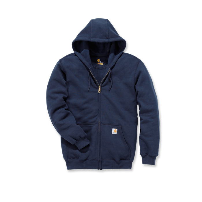 Carhartt K122 Loose Fit Mid-Weight Full-Zip Sweatshirt Hoodie - New Navy