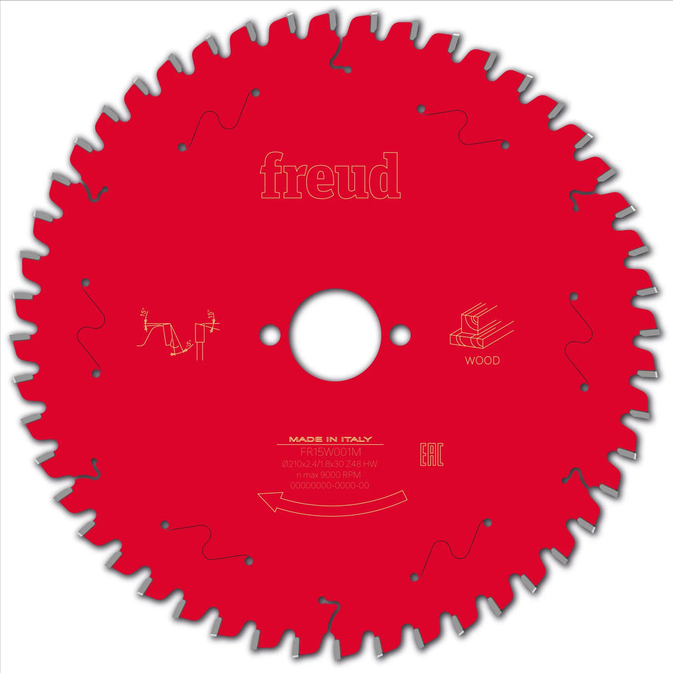 Freud 210mm 48T TCT Blade with 30mm Bore