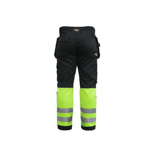 Cargo Fusion Polycotton Two Tone High-Vis Trouser