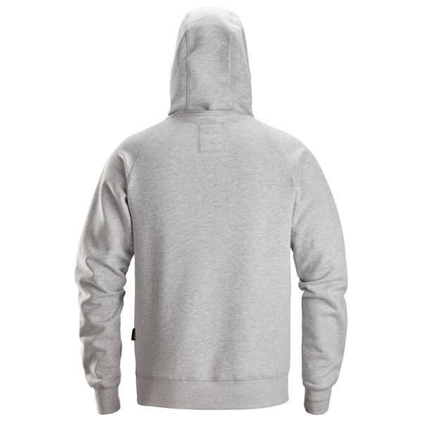 Snickers Logo Hoodie - 2845 - Grey Melange