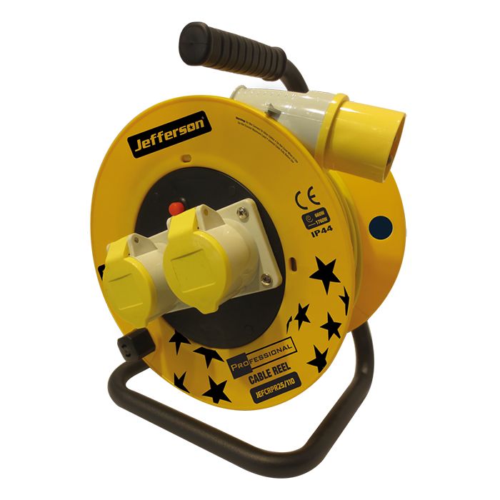 Jefferson 25m Professional Cable Reel 110V