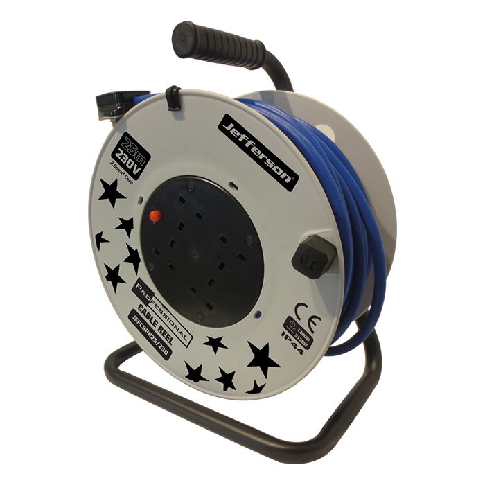 Jefferson 25m Professional Cable Reel 230V