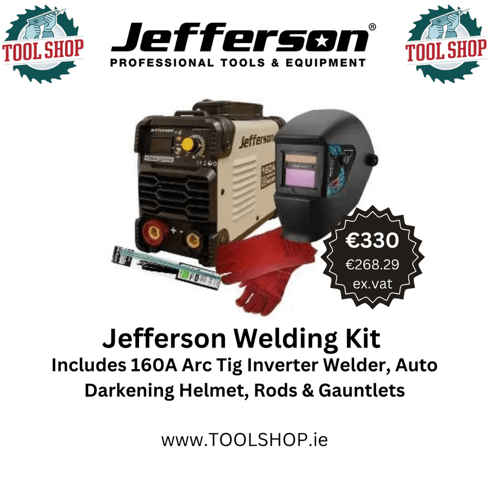 Jefferson 160A Arc Tig Inverter Welder - JEFTARC160-230