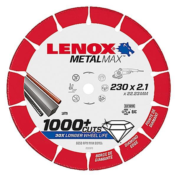 Lenox 230 X 22.2mm Metalmax Cut-Off Disc - 2030870