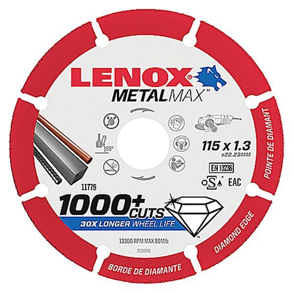 Lenox 115 x 1.3mm Metalmax Cut-Off Disc - 2030865