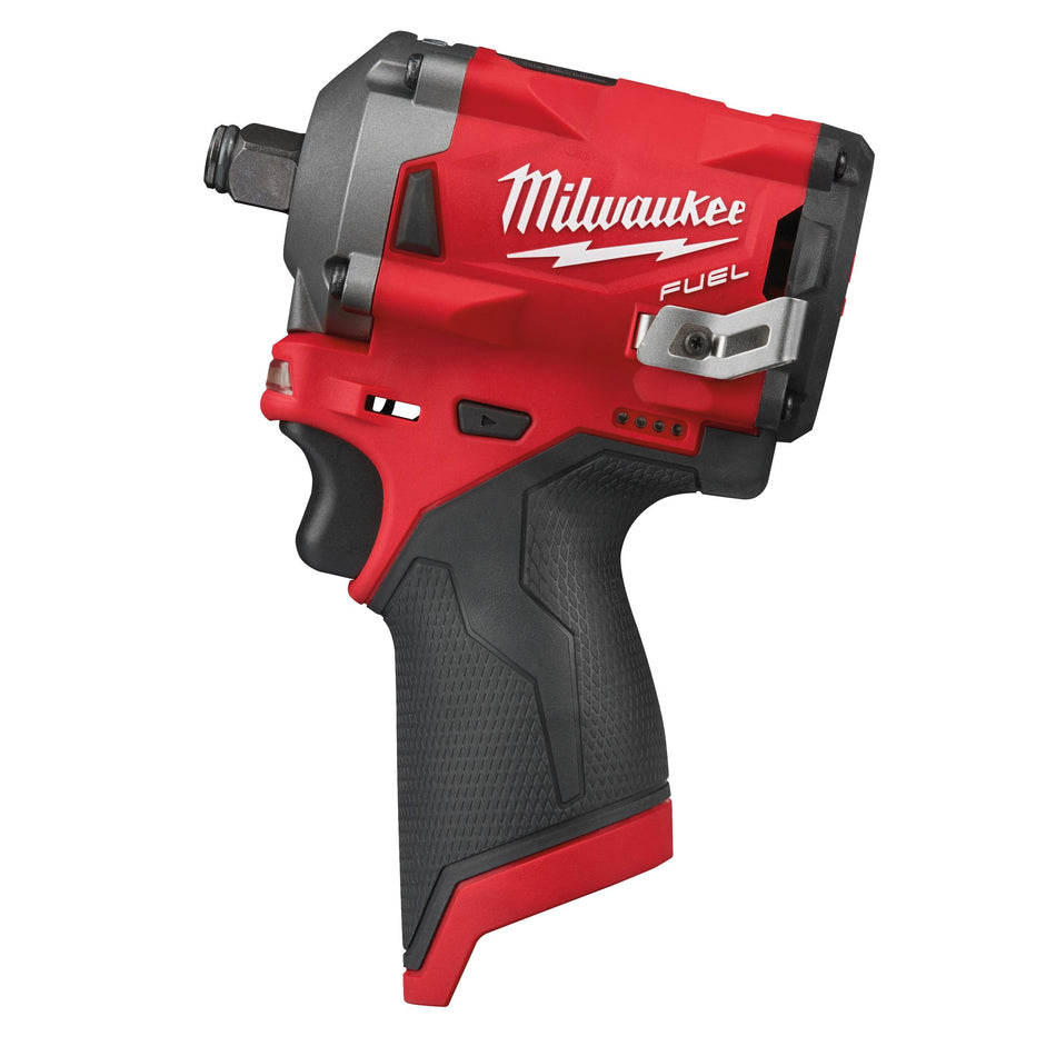 Milwaukee M12 FUEL Sub Compact ½″ Imapct Wrench Kit - 1 x 6Ah & 1 x 2Ah - M12 FIWF12-622X