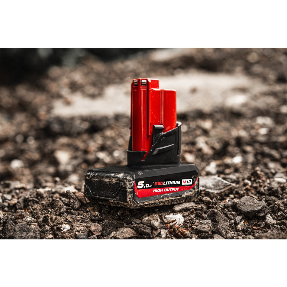 Milwaukee M12™ HIGH OUTPUT™ 5.0 Ah Battery - M12 HB5