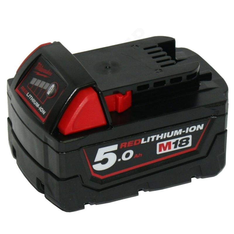 Milwaukee M18 5.0Ah Red Lithium-Ion Battery M18B5