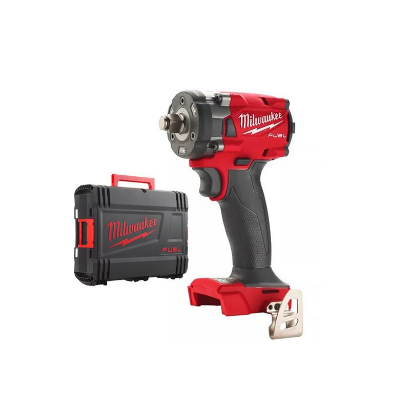 Milwaukee M18 FUEL ½″ Compact Impact Wrench with Friction Ring - Bare Unit in Kitbox - M18FIW2F12-0X