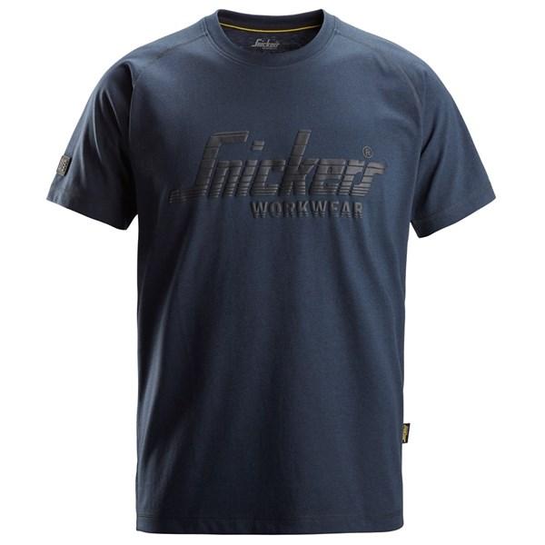Snickers Logo T-Shirt - Navy - 2590