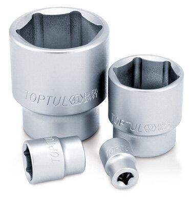 Toptul 1/2" Drive 6pt Satin Socket - QBAEA