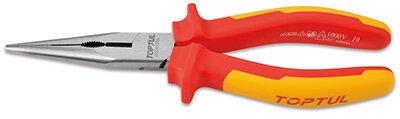 Toptul VDE Insulated Long Nose Pliers 8" - QDGCB2208