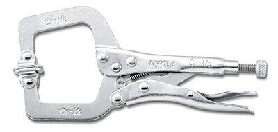 Toptul C-Clamp Locking Pliers with Swivel Pads 6" - QDMAA1A06
