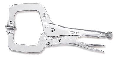 Toptul C-Clamp Locking Pliers with Swivel pads 11" - QDMAA1A11