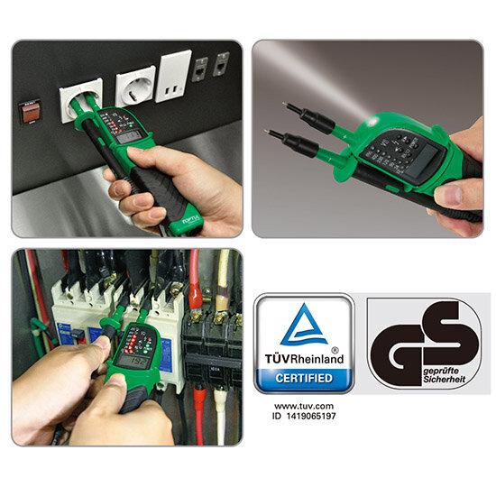 Toptul Multifunctional Voltage Tester with Digital Display - QEAAA0169
