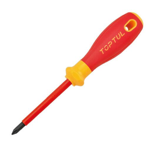Toptul VDE Insulated Pozidrive Screwdriver - QFCEF