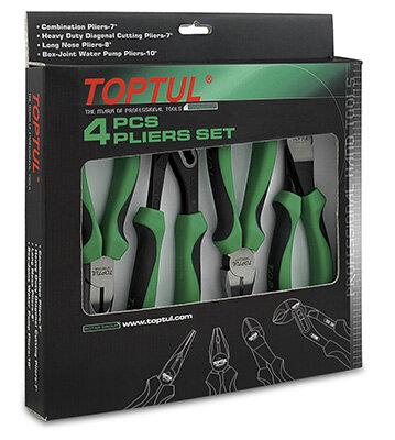 Toptul 4 Piece Pliers Set- QGAAE0402