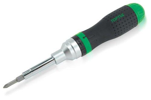 Toptul High Torque Ratchet Screwdriver Set - QGAAR1002