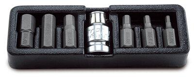 Toptul 1/2"Dr Hex Bit 7pc Set - QGAAT0707