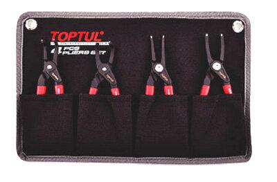 Toptul 4 Piece Circlip Plier Set - QGPAQ0402