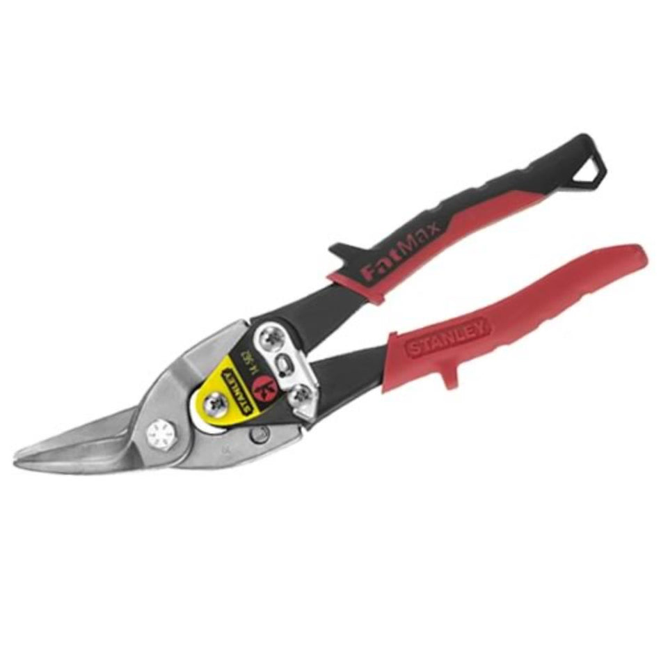 Stanley Red Aviation Snips Left Cut 250mm (10in)