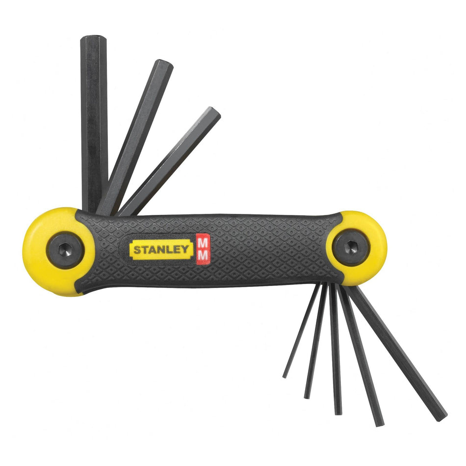 Stanley Metric Folding Hexagon Key Set, 8 Piece
