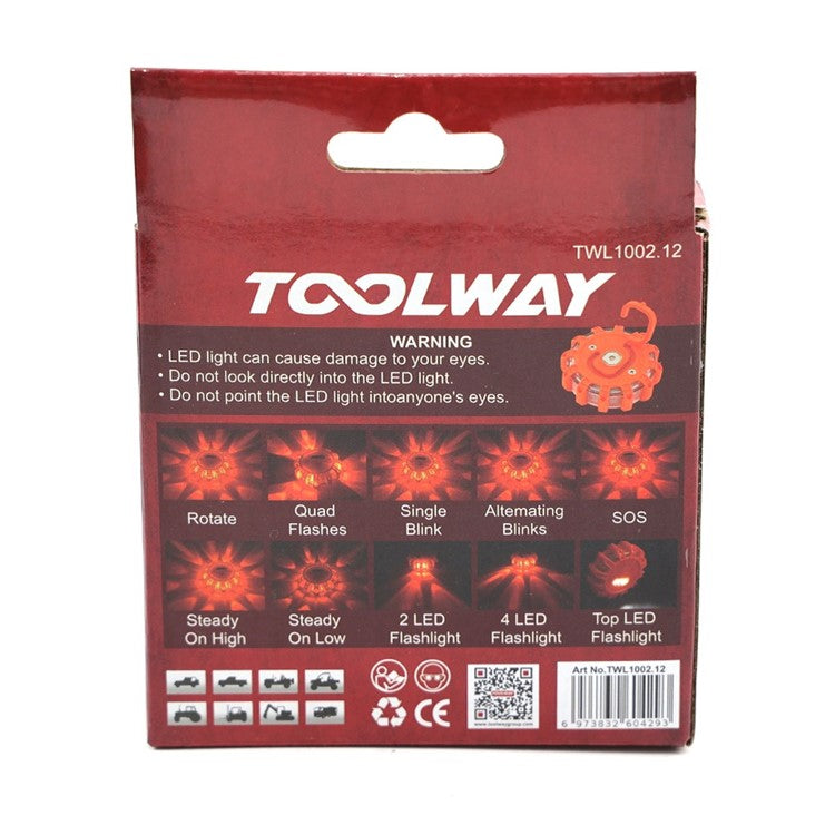 Toolway LED Safety Flare Rechargeable & Magnetic