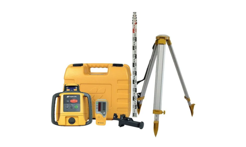 Topcon RL-H5A Self-Levelling Rotating Laser with LS80 Receiver with Staff & Tripod