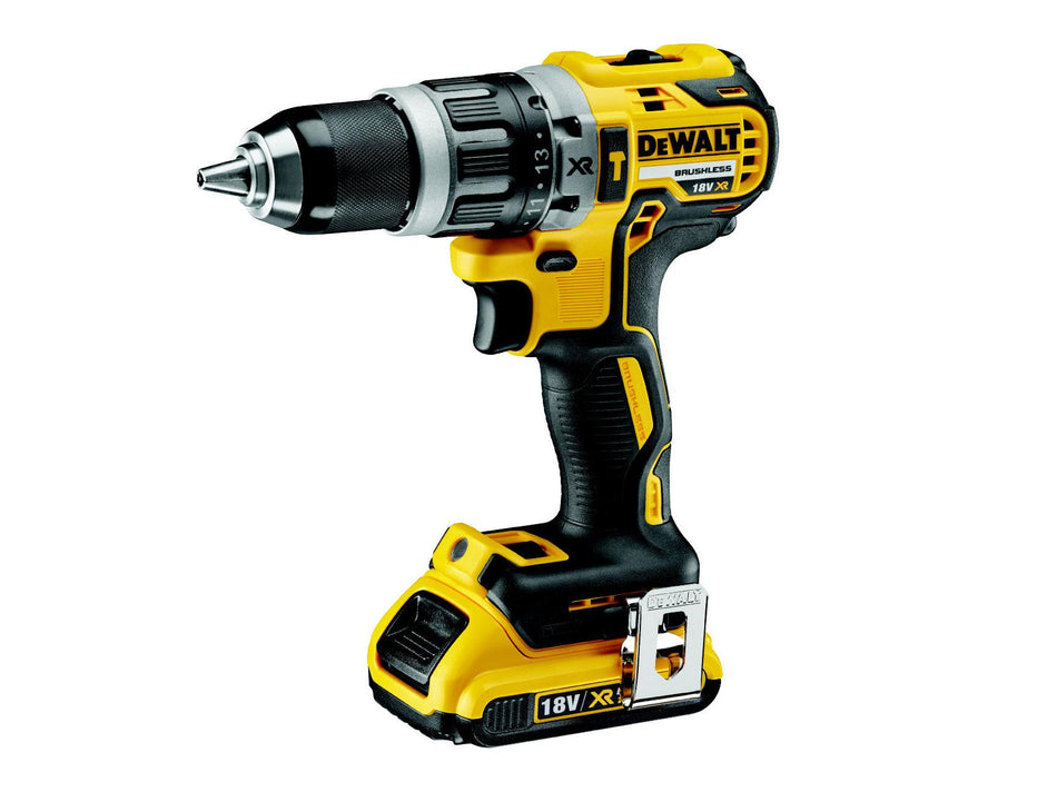 DeWALT 18v Combi Drill Kit - 2 x 2Ah - DCD796D2