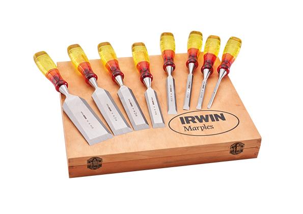 Irwin Marples 8 Piece Split-Proof Chisel Set