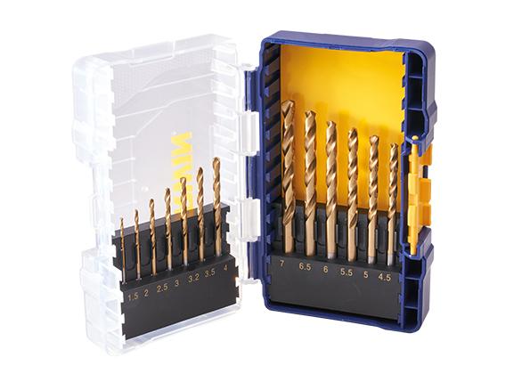 Irwin Tools 13 Piece HSS Pro Titanium Drill Bit Set