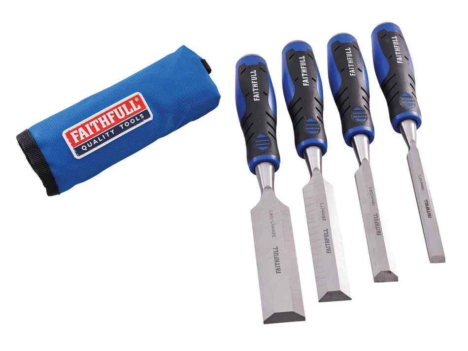 Faithfull 4 Piece Chisel Set