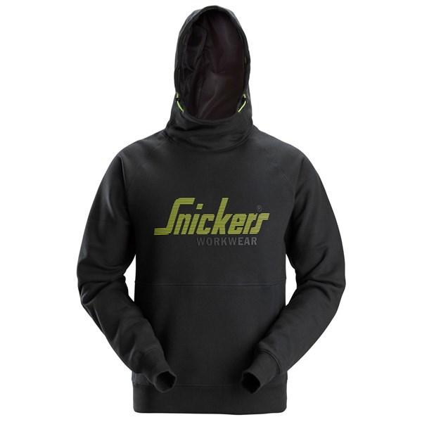 Snickers Logo Hoodie - 2845 - Black
