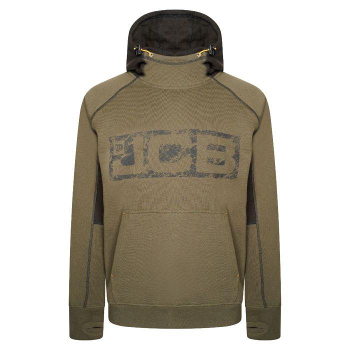 JCB Horton Hoodie - Olive/ Black