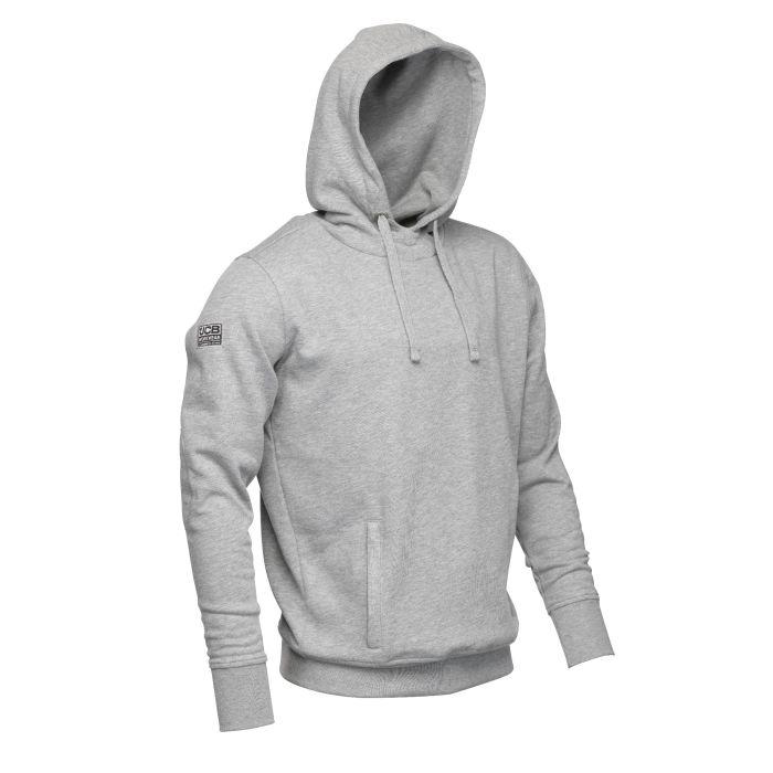 JCB Essential Hoodie with Zipped Side Pockets - Grey Marl