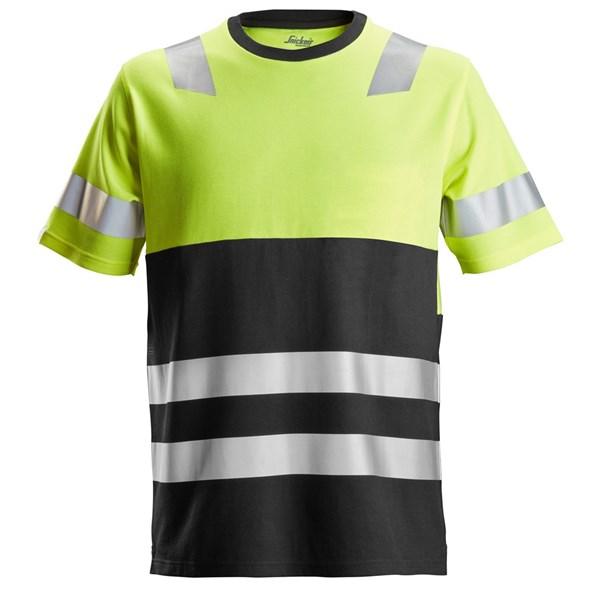 Snickers High-Vis T-Shirt Class 1 Yellow/ Black