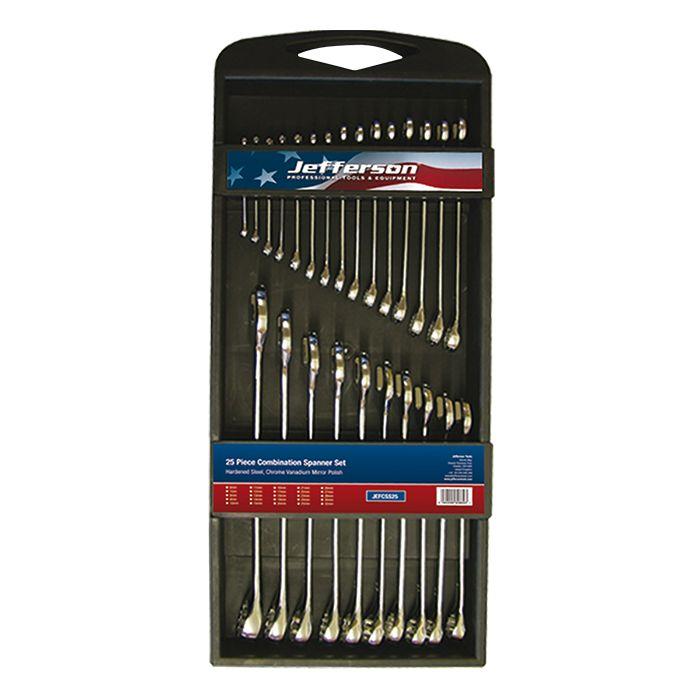 Jefferson 25 Piece Combination Spanner Set