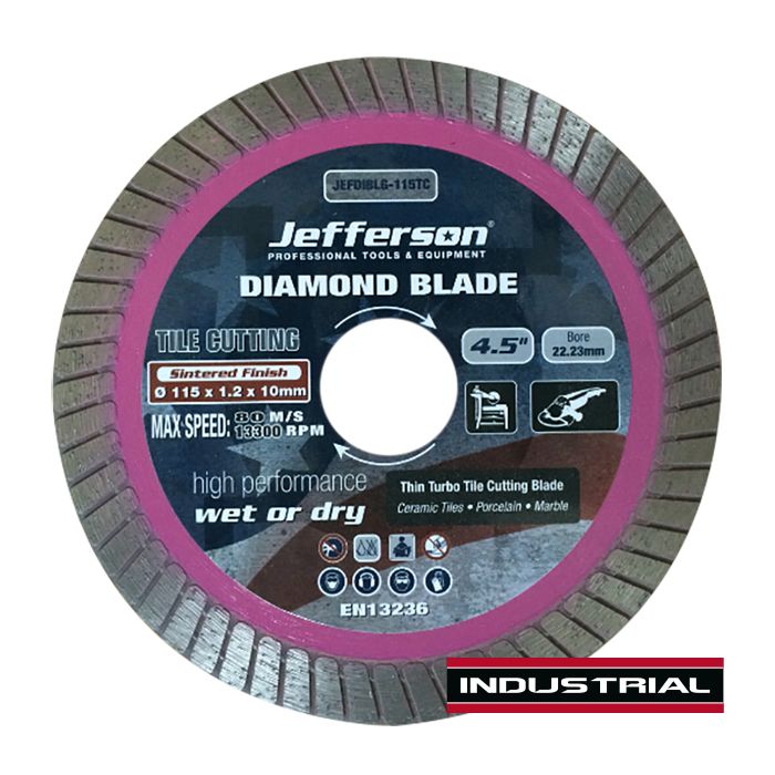 Jefferson 115mm Tile Cutting Diamond Blade