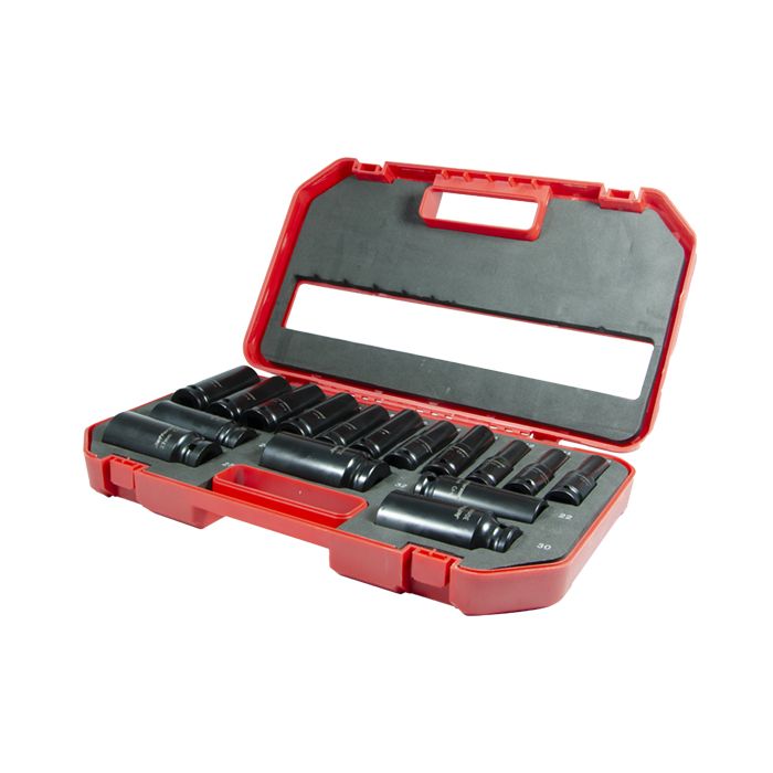 Jefferson 16 Piece 1/2" Deep Impact Socket Set